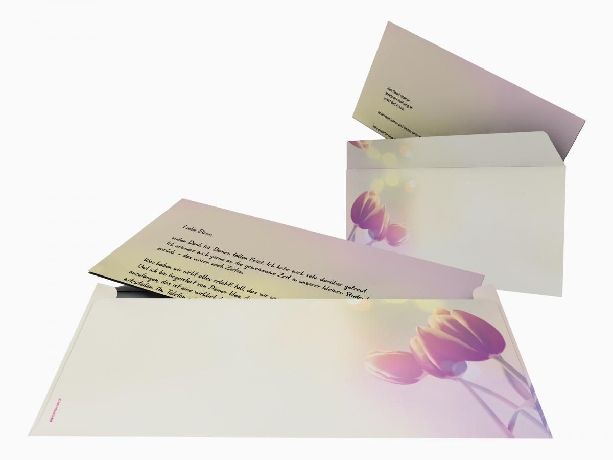 Stationery Tulips Writing paper